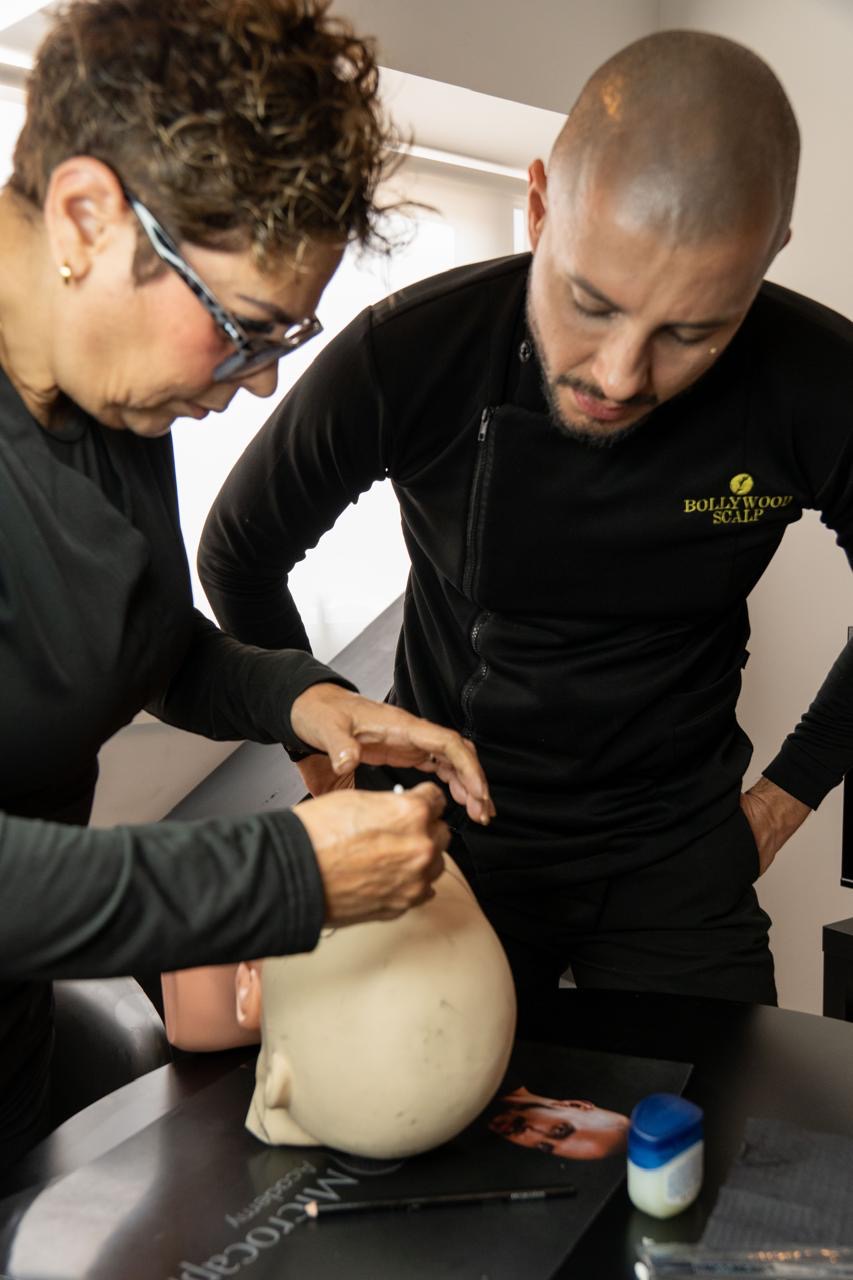 Alumna Practicando Técnica con Supervisión